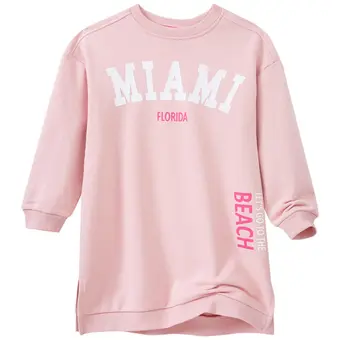 Ernsting's family Mädchen sweatkleid mit schriftzug Angebot