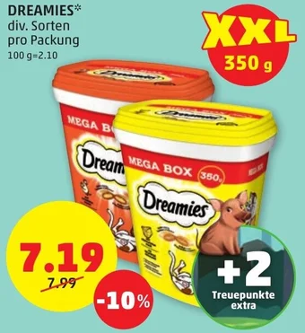 PENNY DREAMIES div. Sorten pro Packung Angebot