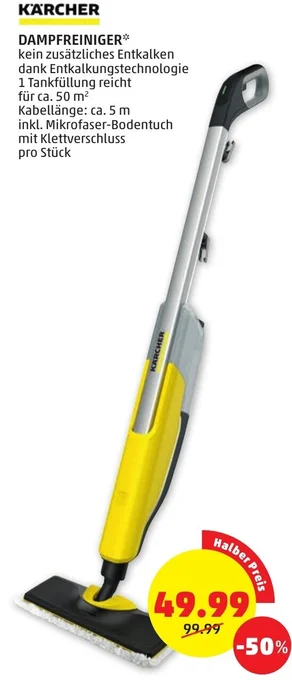 PENNY KÄRCHER DAMPFREINIGER Angebot