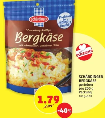 PENNY Schärdinger Bergkäse Angebot