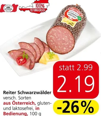 Spar Reiter Schwarzwälder Angebot