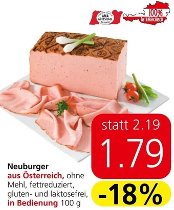 Spar Neuburger 100 g Angebot