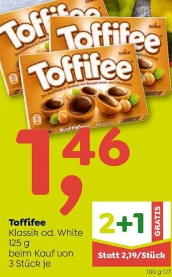 ADEG Toffifee Klassik od. White 125 g Angebot