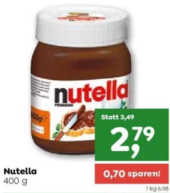 ADEG Nutella 400 g Angebot