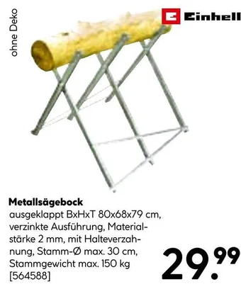 Hellweg Einhell Metallsägebock Angebot