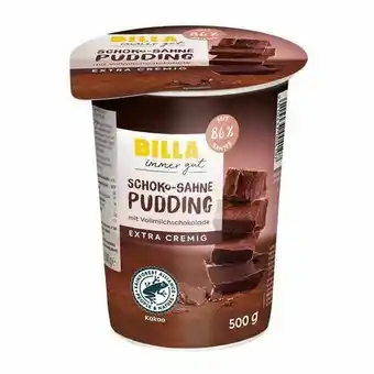 Billa Schokolade Pudding Angebot