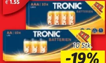Lidl Batterien Angebot