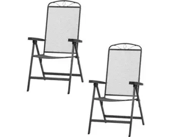Hornbach Gartenmöbelset siena garden 2 -sitzer bestehend aus: 2 stühle metall grau Angebot