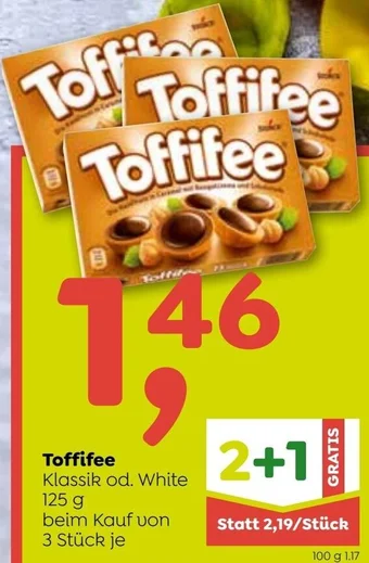 ADEG Toffifee Klassik od. White 125 g Angebot