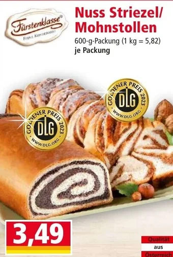 Norma Nuss Striezel/ Mohnstollen 600-g-Packung Angebot