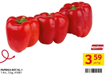 Transgourmet PAPRIKA ROT KL.1 per kg Angebot