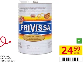 Transgourmet FRIVISSA FRITTIERÖL per Stk. Angebot
