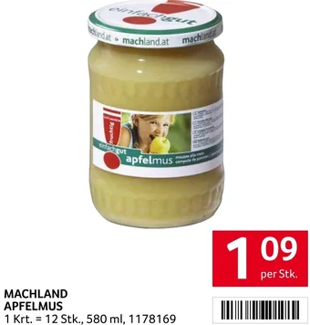 Transgourmet MACHLAND APFELMUS per Stk. Angebot
