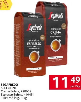 Transgourmet SEGAFREDO SELEZIONE per Pkg. Angebot
