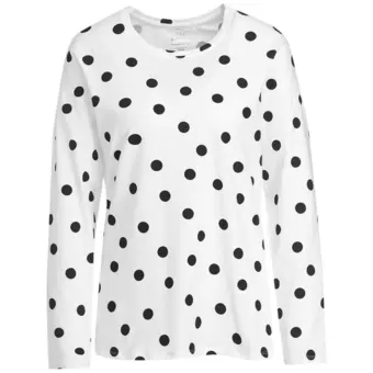Ernsting's family Damen schlafshirt mit punkte-allover Angebot