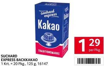 Transgourmet SUCHARD EXPRESS BACKKAKAO per Pkg. Angebot