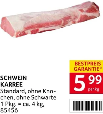 Transgourmet SCHWEIN KARREE per kg Angebot