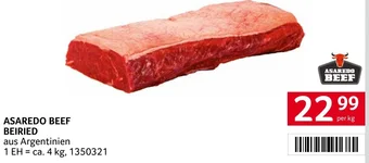 Transgourmet ASAREDO BEEF BEIRIED per kg Angebot