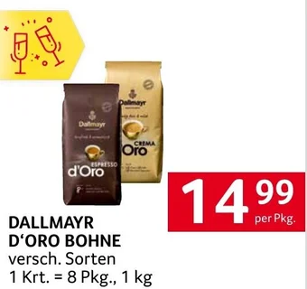 Transgourmet DALLMAYR D'ORO BOHNE per Pkg. Angebot