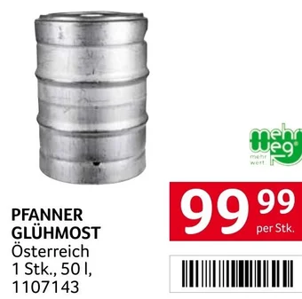 Transgourmet PFANNER GLÜHMOST Österreich per Stk. Angebot