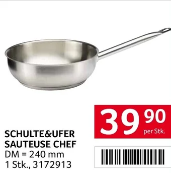 Transgourmet SCHULTE&UFER SAUTEUSE CHEF Angebot
