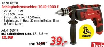 Zgonc Schlagbohrmaschine TC-ID 1000 E Angebot