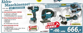 Zgonc makita Akku- Maschinenset Angebot