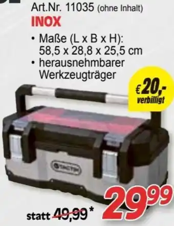 Zgonc Werkzeugkoffer INOX Angebot