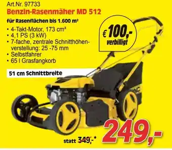 Zgonc Benzin-Rasenmäher MD 512 Angebot