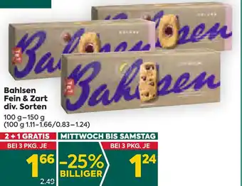 Billa Bahlsen Fein & Zart div. Sorten Angebot