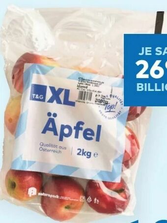 T&G Äpfel Angebot