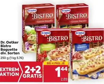 Billa Dr. Oetker Bistro Baguette div. Sorten 250 g Angebot