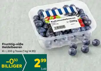 Billa Fruchtig-süße Heidelbeeren KI. I, 200 g Tasse Angebot