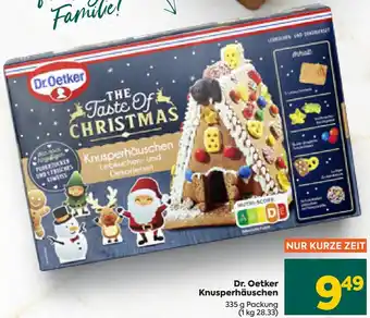 Billa Dr.Oetker Knusperhäuschen 335 g Packung Angebot