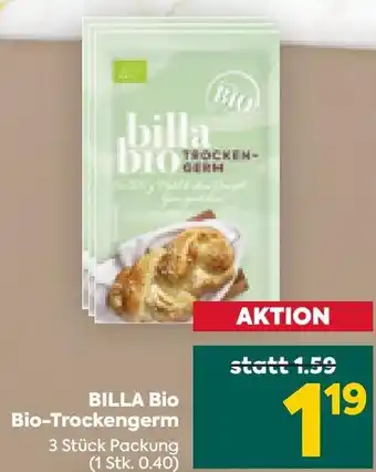 Billa BILLA Bio Bio-Trockengerm 3 Stück Packung Angebot