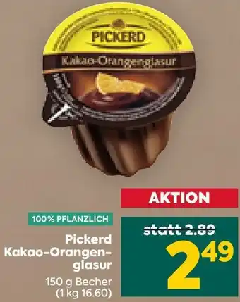 Billa Pickerd Kakao-Orangen- glasur 150 g Becher Angebot