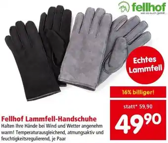 Interspar Fellhof Lammfell-Handschuhe Angebot