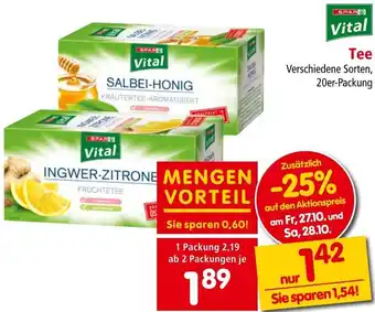 Interspar Tee Verschiedene Sorten, 20er-Packung Angebot