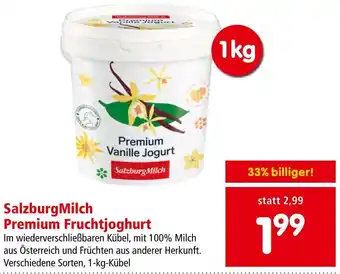 Interspar Salzburg Milch Premium Fruchtjoghurt 1kg Angebot