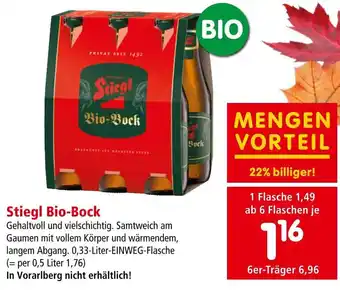 Interspar Stiegl Bio-Bock Angebot