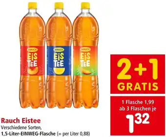 Interspar Rauch Eistee Verschiedene Sorten, 1,5-Liter-EINWEG-Flasche Angebot