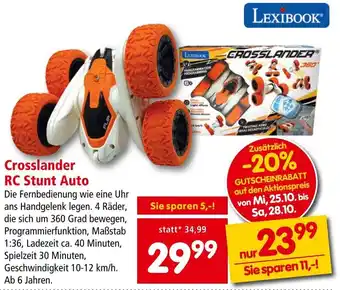 Interspar Crosslander RC Stunt Auto Angebot