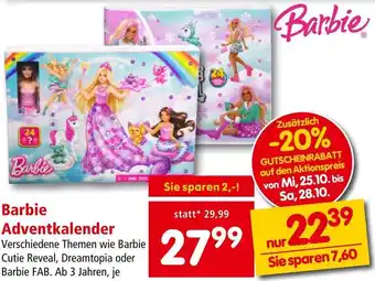 Interspar Barbie Adventkalender Angebot