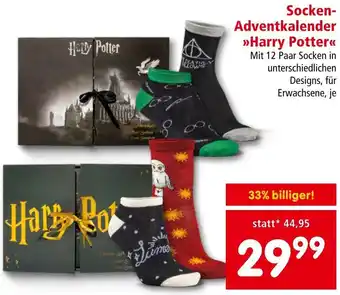 Interspar Socken-Adventkalender >>Harry Potter Angebot