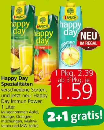 Eurospar Happy Day Spezialitäten 1 Liter Angebot