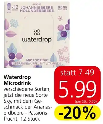 Eurospar Waterdrop Microdrink Angebot