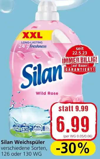 Eurospar Silan Weichspüler 126 oder 130 WG Angebot