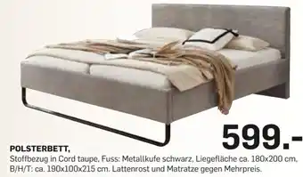 Möbel Ludwig POLSTERBETT Angebot