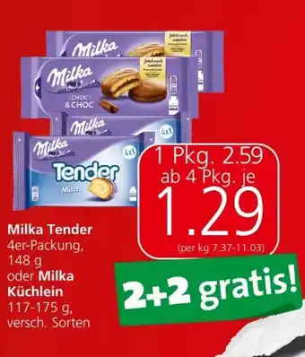 Spar Tender milch Angebot