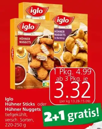 Spar Hühner sticks Angebot